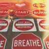 Breathe Street Sign | Signage by Scott Froschauer Art. Item composed of metal