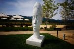Sanna Whispering, 2013 | Sculptures by Jaume Plensa | HALL Wines in Saint Helena