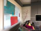 Abstract Painting | Oil And Acrylic Painting in Paintings by Sharon Paster. Item composed of synthetic