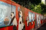 First Street Panda Cafe & Bakery | Street Murals by P.M.B.Q. | San Jose, CA in San Jose
