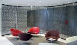 SNR Denton Screen Walls | Divider in Decorative Objects by Amuneal | Dentons in New York. Item made of steel