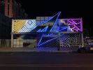 Neon Lit Mural | Street Murals by Felipe Pantone | Downtown Las Vegas in Las Vegas