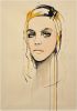 Abstraction Aside, Golden and Hence | Prints by Leigh Viner. Item composed of canvas