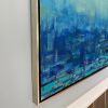 Homage to Blue | Oil And Acrylic Painting in Paintings by Debby Neal Arts. Item made of canvas with synthetic