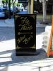 Sandwich Board | Signage by Gentleman Scholar Signs | Fig & Thistle in San Francisco