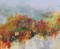 The Ridge 🔴 | Oil And Acrylic Painting in Paintings by Darlene Watson Abstract Artist | Coffin Ridge Vineyard & Winery in Annan