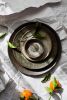 The Progress Collection - 9" Salad Plate - Moonshadow | Ceramic Plates by MaryMar Keenan | Nightbird in San Francisco