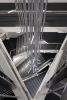 Reunion Tower Center Chandelier | Chandeliers by Amuneal | Reunion Tower in Dallas. Item composed of aluminum