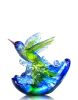 Humming Bird "Victory by Daybreak" | Sculptures by Lawrence & Scott | Lawrence & Scott in Seattle. Item composed of glass