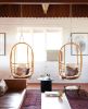 Hanging Rattan Chair | Chairs by Serena & Lily | The Joshua Tree House in Joshua Tree