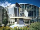 Earth Station, 2001 | Public Sculptures by David Griggs | The Cable Center in Denver. Item made of metal