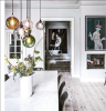 Ballroom Pendant Lights | Pendants by Marie Burgos Design and Collection. Item composed of glass