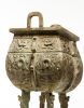 Massive Verdigris Bronze Incense Burner | Incense Holder in Decorative Objects by Lawrence & Scott. Item composed of bronze