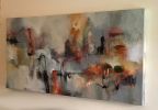 In the City | Oil And Acrylic Painting in Paintings by Art by JK Bleeg. Item made of synthetic