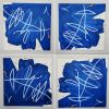Blue Abstract Painting | Paintings by Anne Abueva Studio