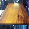 Live Edge Elm Table | Dining Table in Tables by Handmade in Brighton. Item made of wood with metal