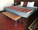 Steel Bench | Benches & Ottomans by Mojave Moon Design | Pioneertown Motel in Pioneertown
