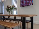 European White Oak Dining Table | Tables by Toncha Hardwood. Item made of oak wood