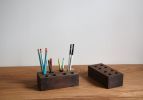 Bricks | Candle Holder in Decorative Objects by Lucca Zeray | Zeray Studio in Brooklyn. Item made of wood