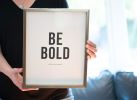 BE BOLD Art Print | Prints by Swell Made Co.. Item made of paper