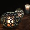 Lace Orb Vessel Small | Decorative Bowl in Decorative Objects by Lynne Meade. Item composed of stoneware
