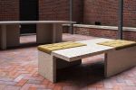 Terrazzo Bench | Benches & Ottomans by OSO CREATIONS. Item made of granite