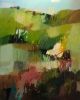 Marin Hills | Oil And Acrylic Painting in Paintings by Sharon Paster. Item composed of wood and canvas