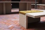 Terrazzo Bench | Benches & Ottomans by OSO CREATIONS. Item made of granite