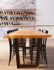 Eastern Ash | Communal Table in Tables by Ghostown Woodworks by Rusty Dobbs | Minimo in Oakland. Item composed of wood and steel