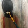 Walking to Freedom | Oil And Acrylic Painting in Paintings by Jill Perla Art. Item made of canvas with synthetic