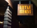 Wood Signage | Signage by Leaf Cutter Studio | Little Beast Restaurant in Los Angeles