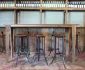 Bar Stools Angle | Chairs by Brendan Ravenhill | Osteria La Buca in Los Angeles