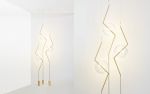 Fulmine | Pendants by SilvioMondinoStudio. Item made of brass & glass