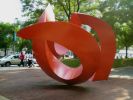Red Buoyant | Public Sculptures by Mary Ann E. Mears | IBM in Baltimore. Item composed of aluminum
