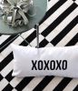 XOXOXO Throw Pillow | Pillows by Swell Made Co. | County Collective in Prince Edward. Item made of fabric & fiber