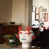 Corallina defender of sea | Vase in Vases & Vessels by Patrizia Italiano. Item made of ceramic