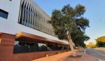 Peeling back the Layers (aluminium sun shades/ fins) | Public Art by Forlano Design | Bob Hawke College in Subiaco