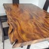 Scottish Elm Table | Dining Table in Tables by Handmade in Brighton. Item made of wood & metal