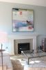 Offshore | Oil And Acrylic Painting in Paintings by Sharon Paster. Item made of canvas & synthetic