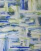 Seven Pools | Oil And Acrylic Painting in Paintings by Carolyn Mackin. Item composed of canvas & synthetic