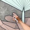 The Nomadic Nosara Mural | Murals by Allison Kunath | The Nomadic in Nosara. Item made of synthetic