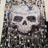 Mosaic Tiles Skull in The Skull Project | Public Mosaics by Jonathan Cohen | Mercado Hollywood in Los Angeles