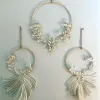 Quilled Hoops | Wall Sculpture in Wall Hangings by Griffin Carrick | Firehouse in Chicago. Item composed of copper and paper