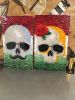 Skull Mosaic - Women's Room | Public Mosaics by Jonathan Cohen | Mercado Los Angeles in Los Angeles