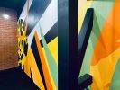 Movement Studio Mural | Murals by pepallama | Robin B Movement in Tamarindo. Item composed of synthetic