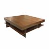 CT-21S Coffee Table and DK-74 Desk | Tables by Antoine Proulx Furniture, LLC. Item composed of oak wood and bronze