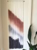 TRINITY Grey Blush Ivory Boho Textile Wall Hanging | Macrame Wall Hanging in Wall Hangings by Wallflowers Hanging Art. Item made of oak wood with wool works with boho & minimalism style