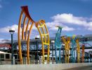 Seven Sisters, 2002 | Public Sculptures by David Griggs | Pepsi Center - Elitch Gardens Station in Denver. Item made of metal