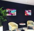 Exhale X and Exhale V | Paintings by Celeste Wrona