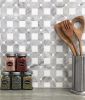 Beveled Wall Tiles, Thassos and Carrara Marble Tiles | Tiles by Tile Club. Item composed of marble